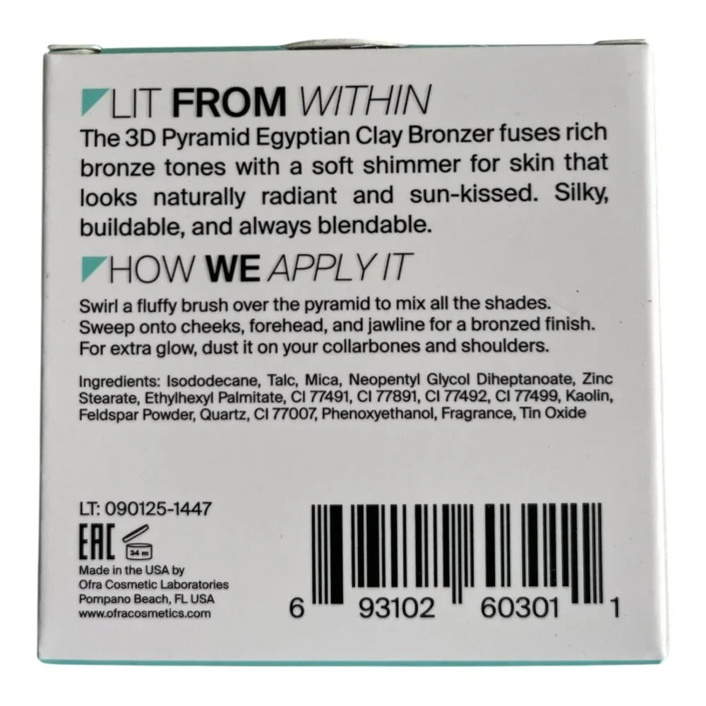 OFRA Egyptian Clay Bronzer 7g Lit From Within Silky Shimmer
